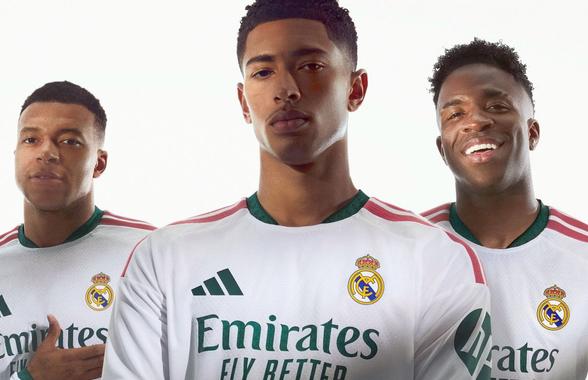 Real Madrid și-a prezentat noul echipament » Detaliul interesant de pe tricou