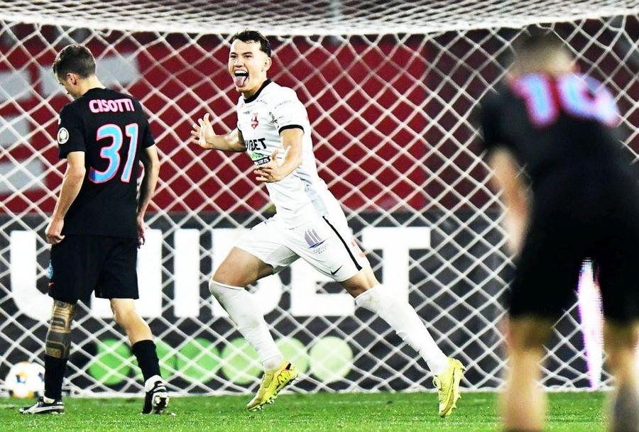 Luca Stancu, după golul cu FCSB, foto: Cristi Preda / GSP Gigi Becali a anunțat un nou transfer la FCSB: „E român, azi a semnat”