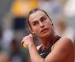 Aryna Sabalenka în „sferturile” de la Roland Garros 2026 Foto: Guliver/GettyImages