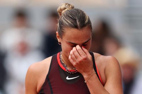 Aryna Sabalenka învinsă în „sferturile” de la Roland Garros 2026 Foto: Guliver/GettyImages