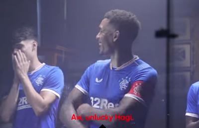 VIDEO Ianis Hagi a întrerupt prezentarea celor de la Rangers! Reacția colegilor
