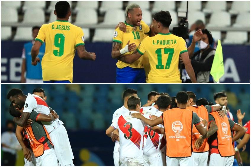 Peru și Brazilia sunt primele două naționale calificate în semifinalele Copei America // foto: Guliver/gettyimages