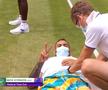 Nick Kyrgios (60 ATP) s-a retras în meciul cu Felix Auger-Aliassime (19 ATP), din turul 3 de la Wimbledon, la scorul de 6-2, 1-6, din cauza unor dureri abdominale.