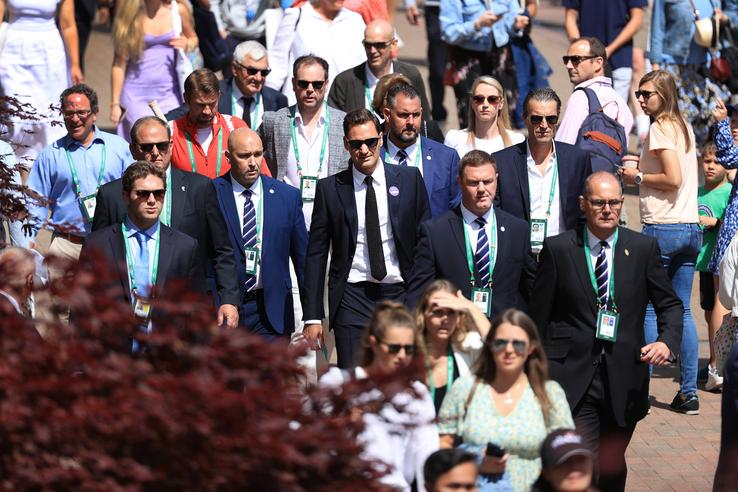 Roger Federer la Wimbledon 2022, foto: Imago