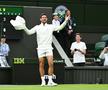 Imagini spectaculoase cu Novak Djokovic, în primul tur de la Wimbledon 2023