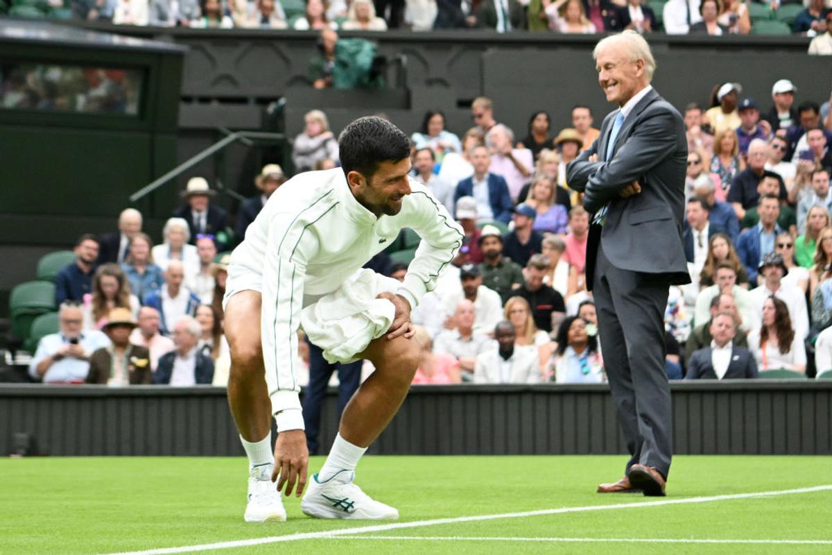 Imagini spectaculoase cu Novak Djokovic, în primul tur de la Wimbledon 2023