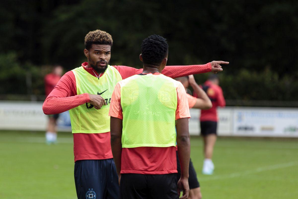 Siyabonga Ngezana la antrenamentul FCSB, 3 iulie