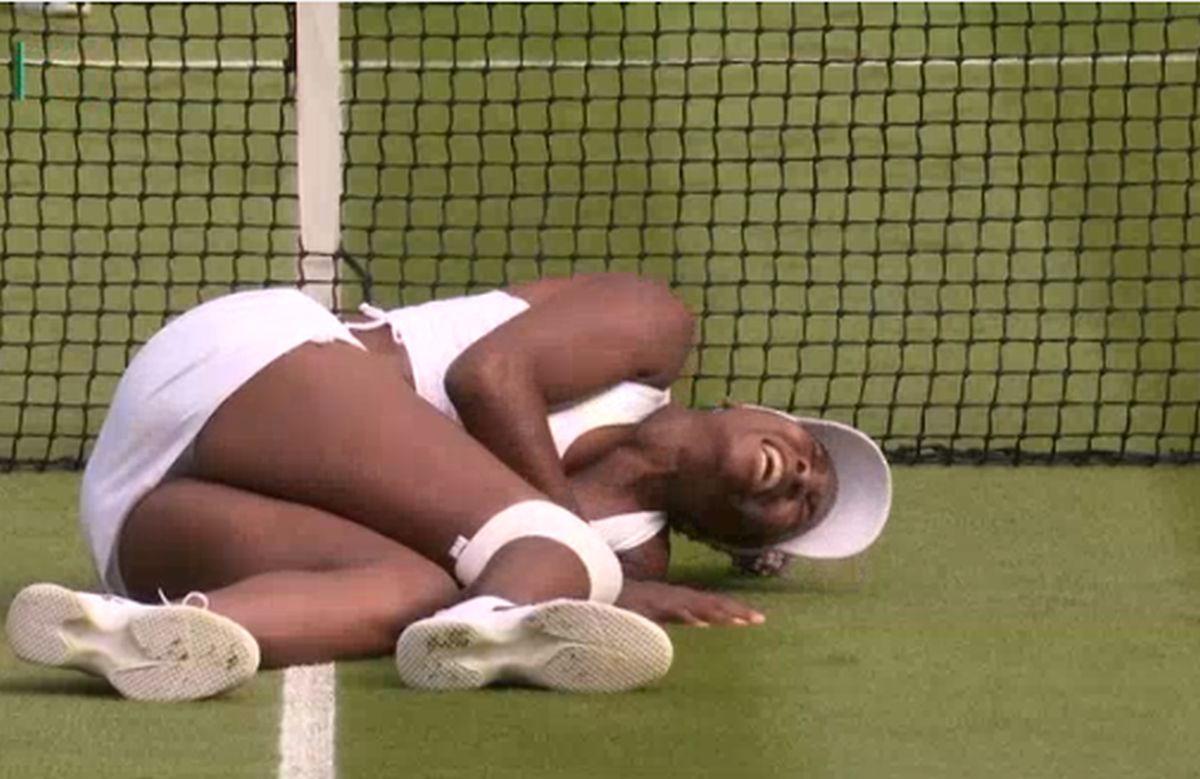 Venus Williams, sperietură în meciul cu Elina Svitolina de la Wimbledon