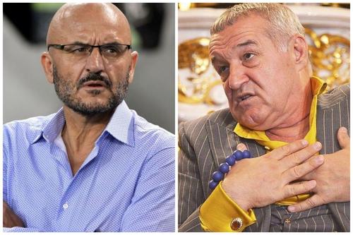 Adrian Mititelu (în stânga) și Gigi Becali