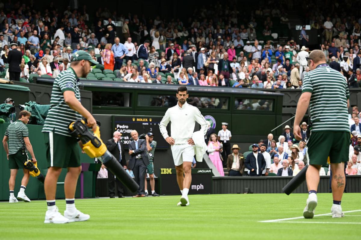Imagini spectaculoase cu Novak Djokovic, în primul tur de la Wimbledon 2023