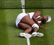Venus Williams (43 de ani, 558 WTA) a tras o sperietură groznică în primul set al duelului cu Elina Svitolina (28 de ani, 76 WTA), debutul la Wimbledon 2023.  / FOTO: GettyImages