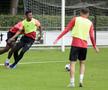 Filmare impresionantă din dronă, la cel mai tare exercițiu din antrenamentul FCSB: Ngezana vs Edjouma, duel „unu la unu”! Care a fost cea mai încinsă dispută