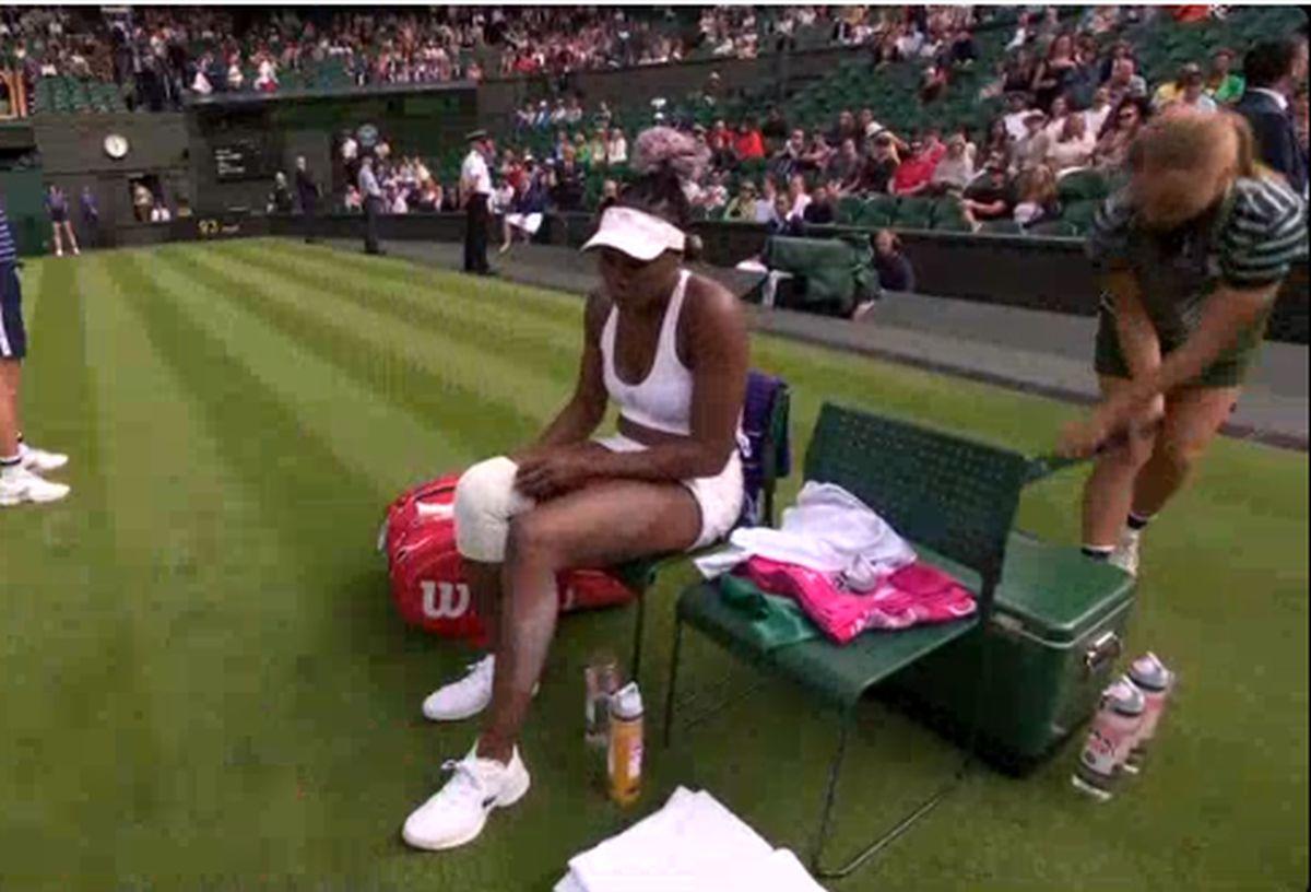 Venus Williams, sperietură în meciul cu Elina Svitolina de la Wimbledon