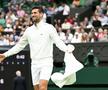 Imagini spectaculoase cu Novak Djokovic, în primul tur de la Wimbledon 2023