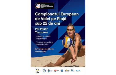 Luna aceasta, Timișoara va fi găzdui Campionatul European de Volei pe plajă U22 masculin și feminin