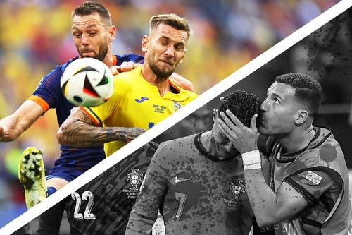Ce ne-a plăcut și ce ne-a deranjat în faza optimilor de finală de la Euro 2024, fotomontaj: Stela Tănase / GSP