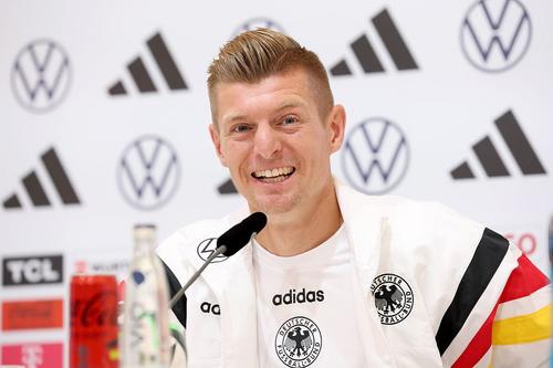Toni Kroos, la conferința de presă de miercuri // foto: Guliver/gettyimages