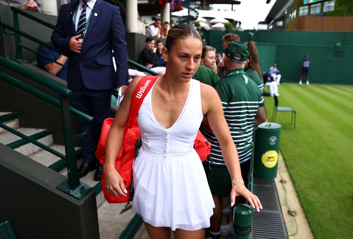 Mireasa „Sportului Alb” » Jucătoarea de la Wimbledon care a apărut într-un echipament replică după rochia ei de nuntă