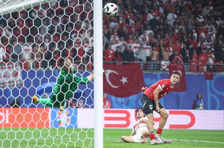 Ratarea lui Christoph Baumgartner din Austria - Turcia 1-2. Sursă foto: Imago
