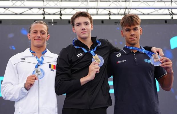 A doua medalie pentru România la CE de juniori de la Samorin » Robert Badea a cucerit argintul la 200 m mixt