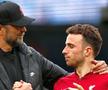Diogo Jota a lucrat cu Jurgen Klopp la Liverpool