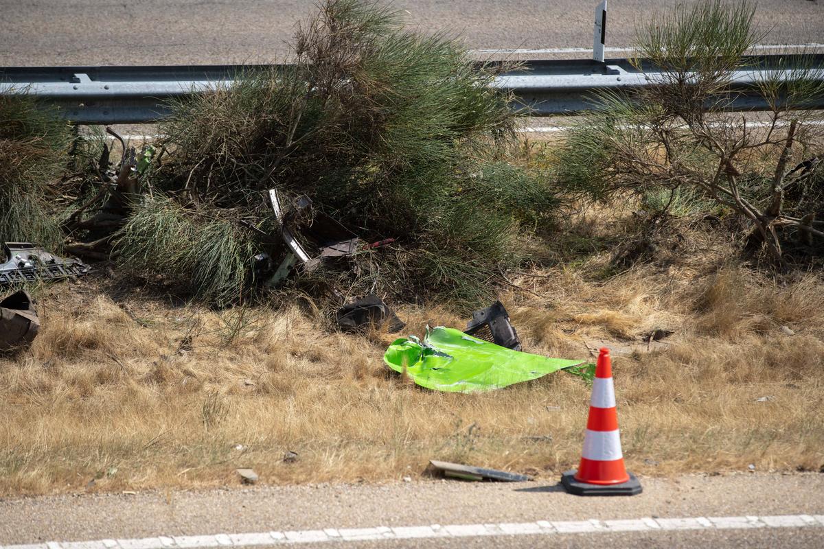 Imagini de la locul accidentului în care a murit Diogo Jota