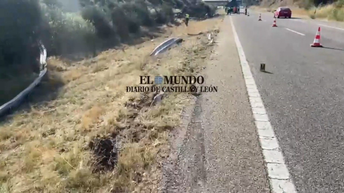 Imagini de la locul accidentului în care a murit Diogo Jota