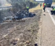Imagini de la locul accidentului în care a murit Diogo Jota. FOTO: dailymotion.com
