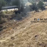Imagini de la locul accidentului în care a murit Diogo Jota. FOTO: dailymotion.com