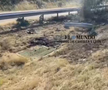 Imagini de la locul accidentului în care a murit Diogo Jota. FOTO: dailymotion.com