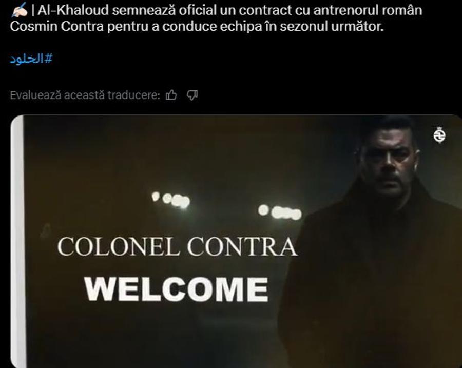 „Colonelul” Cosmin Contra a semnat! Prezentat oficial seara trecută