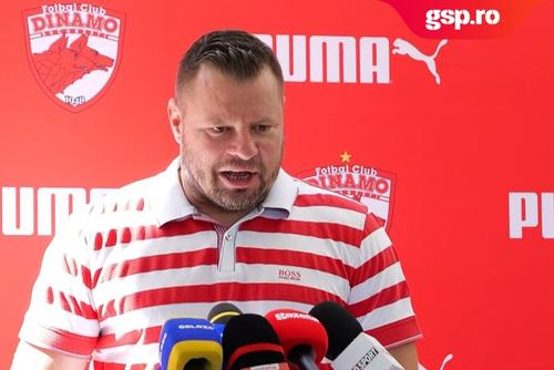 Marius Niculae, la prezentarea noilor echipamente ale lui Dinamo