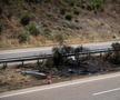 Imagini de la locul accidentului în care a murit Diogo Jota. FOTO: Imago Images