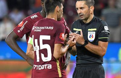 Sebastian Colțescu arbitrează derby-ul CFR Cluj - Rapid! Meciul 420 din cariera olteanului pe prima scenă