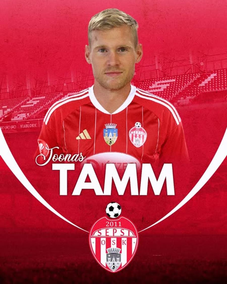 Joonas Tamm a fost prezentat la Sepsi / Foto: Facebook Fotbalistul regretat de Mihai Stoica după plecarea de la FCSB a semnat în România: „Îi dorim mult succes”