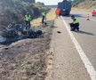 Imagini de la locul accidentului în care a murit Diogo Jota. FOTO: dailymotion.com