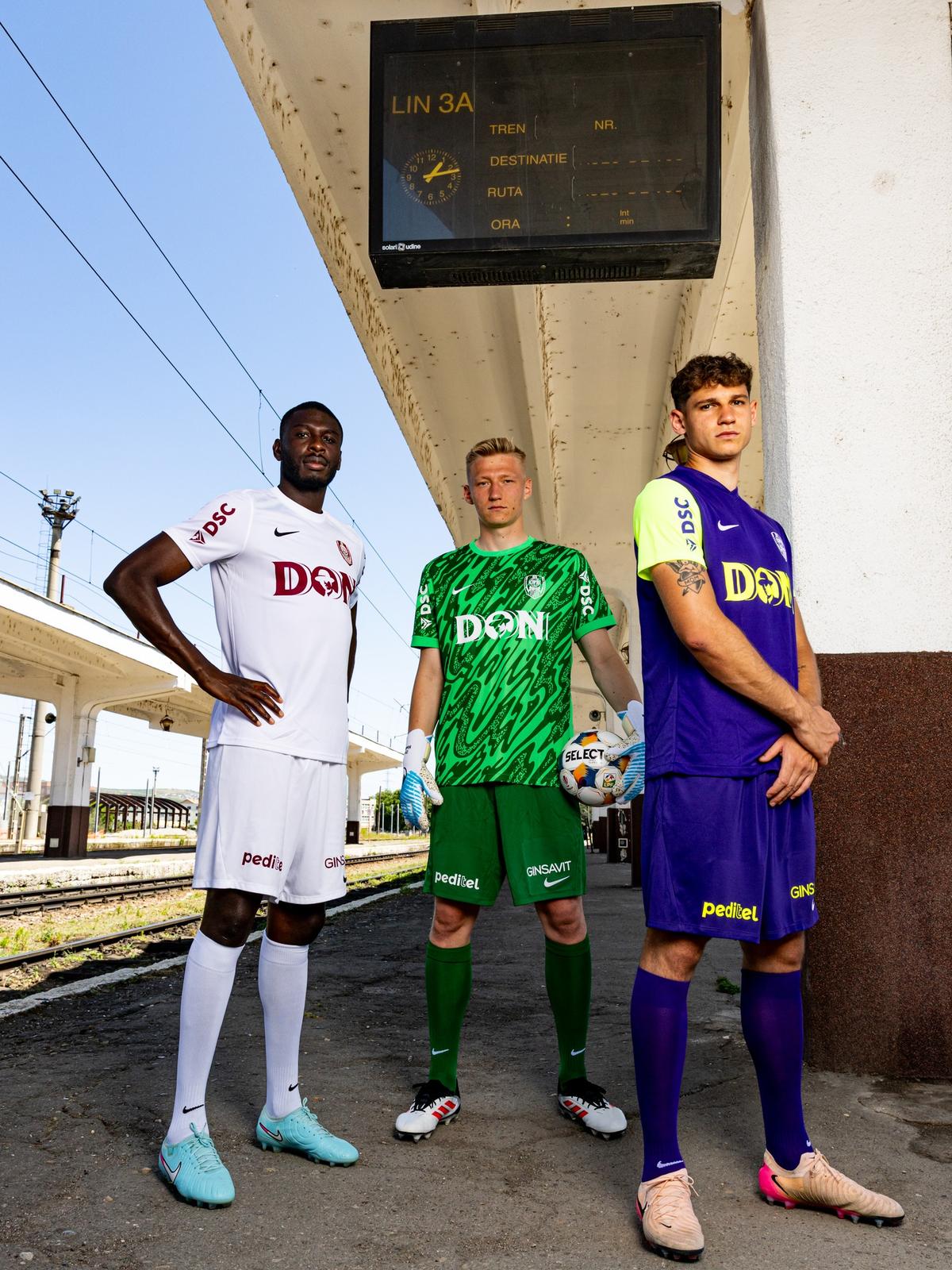 CFR Cluj și-a lansat noul echipament pentru sezonul 2025-2026