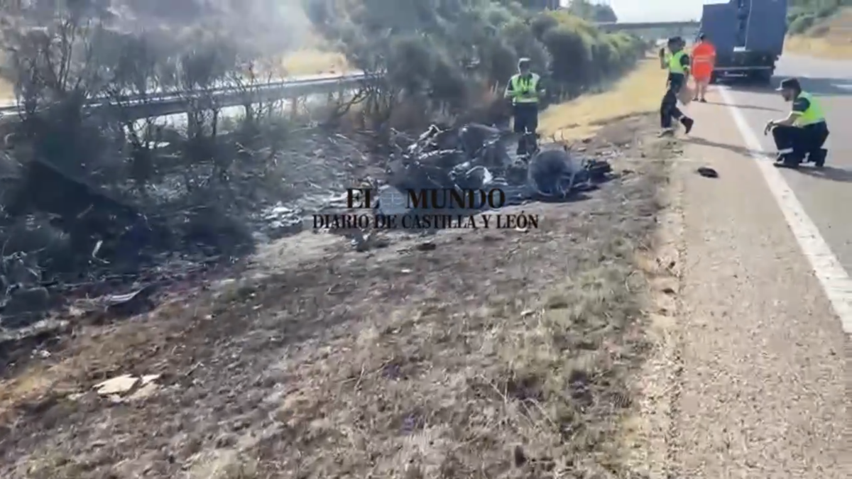 Imagini de la locul accidentului în care a murit Diogo Jota