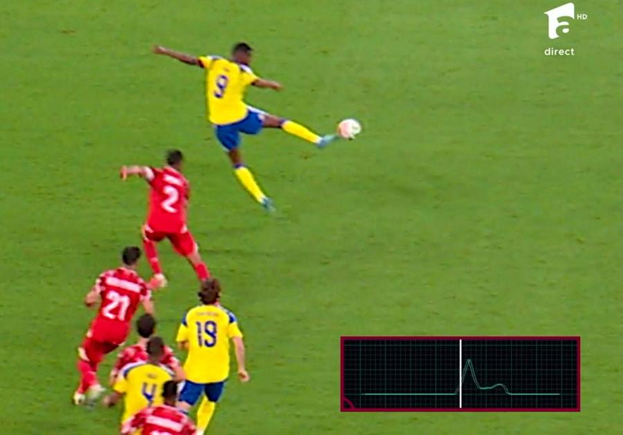 Senzorul a confirmat că Isak a atins mingea Precedentul trecut cu vederea: senzorul din minge a mai decis un gol la acest Campionat Mondial, dar invers!
