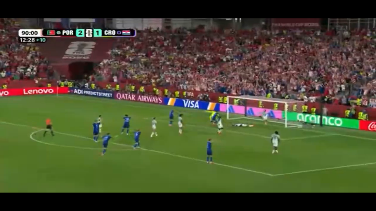 Gol anulat Croația în minutul 90+13