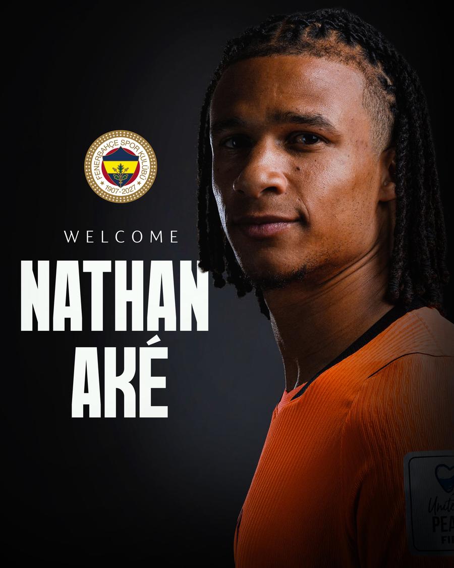 Nathan Ake a semnat cu Fenerbahce Nathan Ake a plecat de la Manchester City și a fost prezentat la noua echipă!
