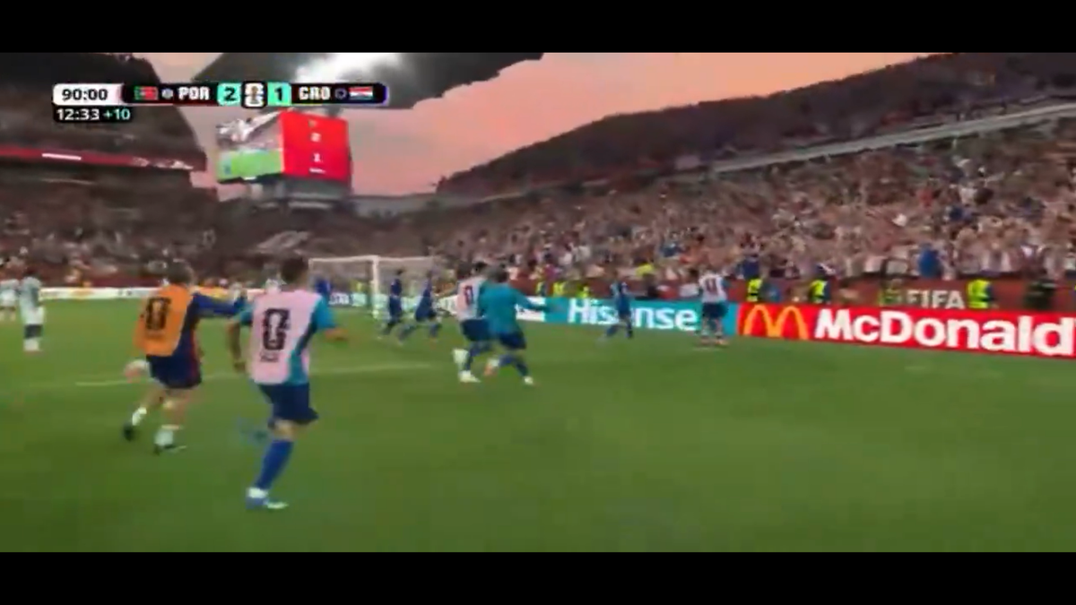 Gol anulat Croația în minutul 90+13