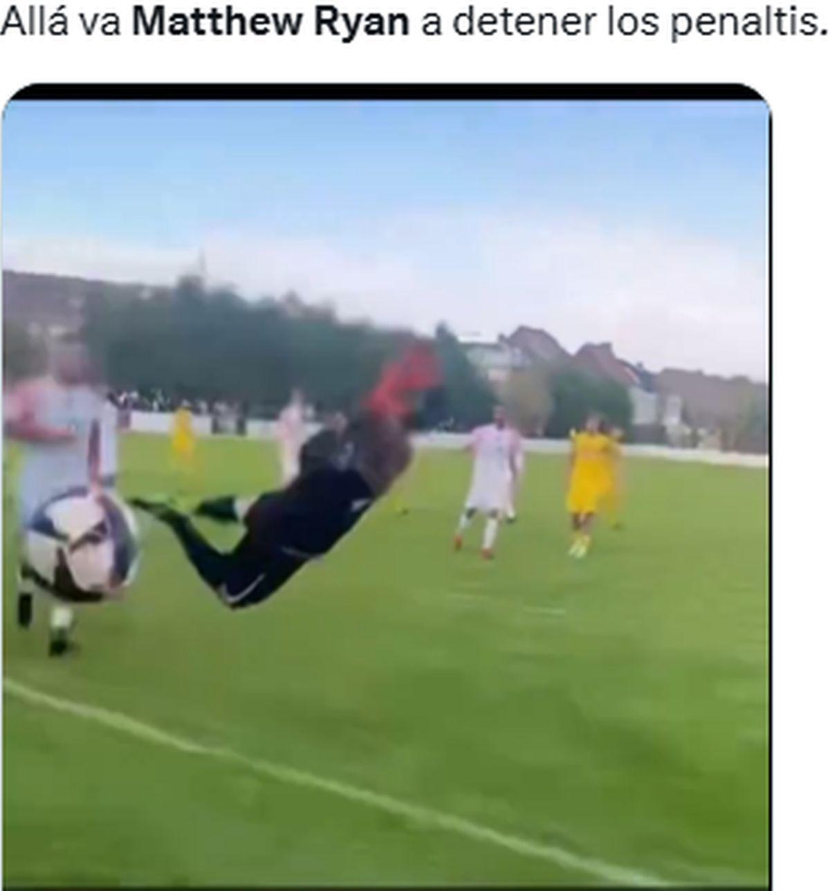 Mat Ryan, neinspirat la loviturile de departajare în Australia - Egipt. Cele mai tari meme-uri