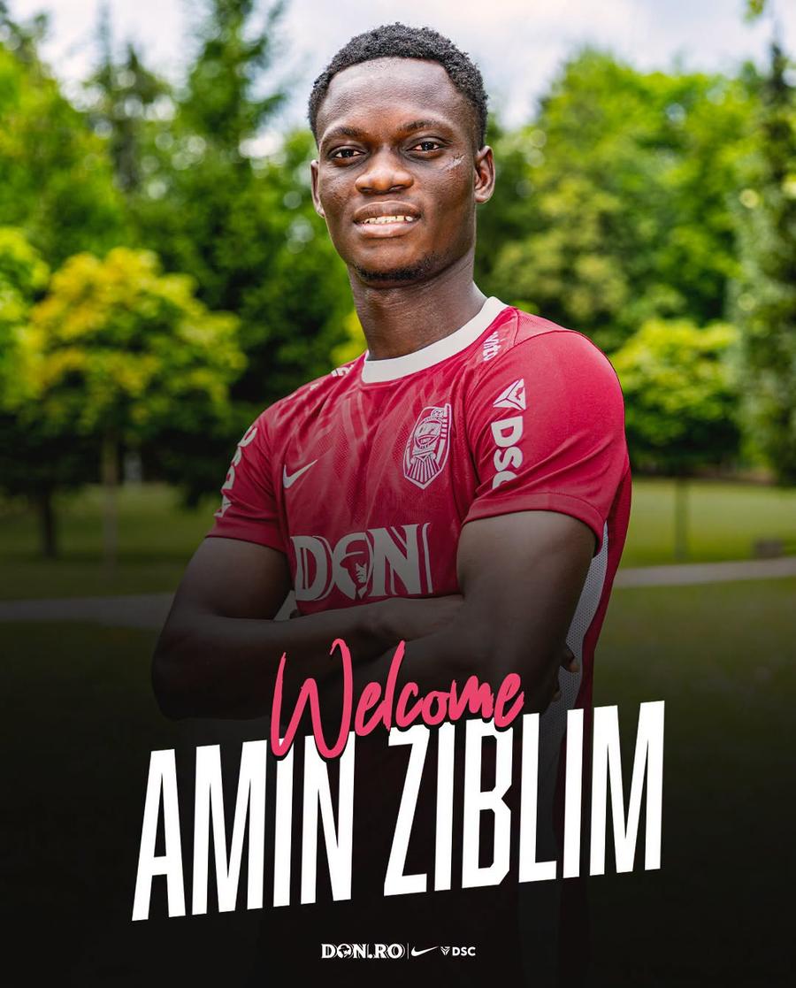 Amin Ziblim, prezentat oficial la CFR Cluj // foto; Facebook @Fotbal Club CFR 1907 CLUJ Zi plină la CFR Cluj » În timp ce clubul aproape s-a înțeles cu doi jucători, Amin a fost prezentat oficial