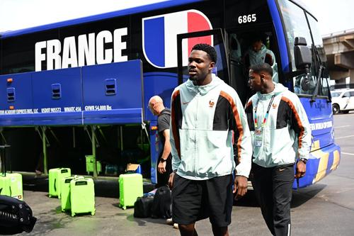 Marcus Thuram (35 de selecții și 3 goluri în naționala Franței) a jucat doar în meciul cu Irak, în care Didier Deschamps l-a introdus în minutul 89 / Foto: Imago