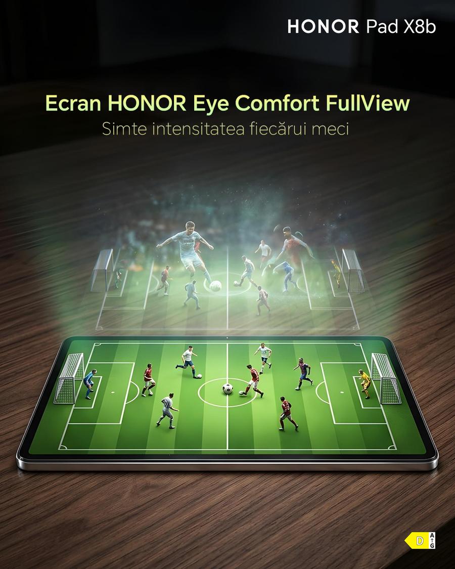Fotbal fără pauză cu seria HONOR 600 și HONOR Pad X8b