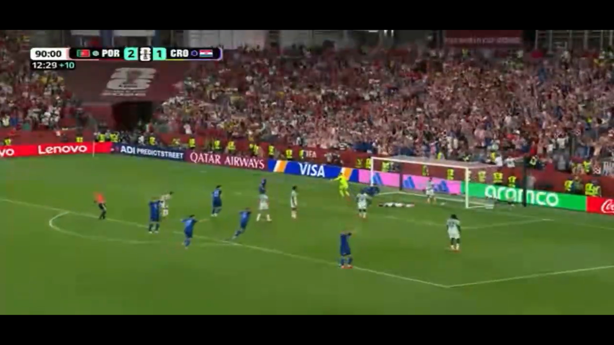 Gol anulat Croația în minutul 90+13