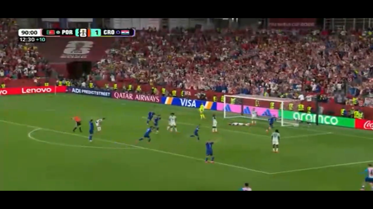 Gol anulat Croația în minutul 90+13