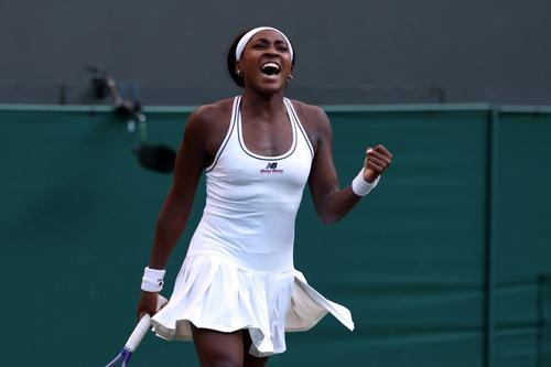 Coco Gauff s-a calificat în „optimi” la Wimbledon/Foto: Getty Images