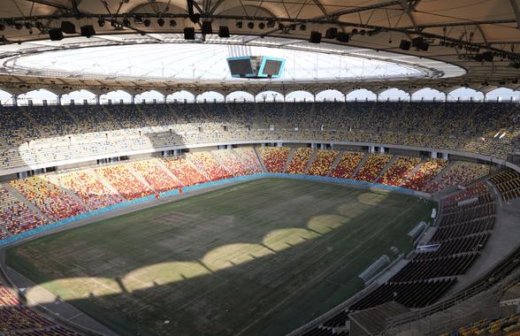 Dezastru total pe Arena Națională! » Cel mai mare stadion al țării a fost inundat de furtună: lifturile sunt inundate și blocate, iar gazonul e distrus